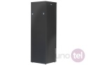 Szafa rack 19'' 42U 600x600 drzwi metalowe przód i tył WireArte SS-42U-600-600-WA02-C