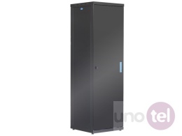 Szafa rack 19'' 42U 600x600 drzwi metalowe przód i tył WireArte SS-42U-600-600-WA02-C