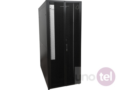 Szafa serwerowa 42U 19'' 600x1000 WireArte DC – jedno i dwuskrzydłowe drzwi perforowane, Flat-pack