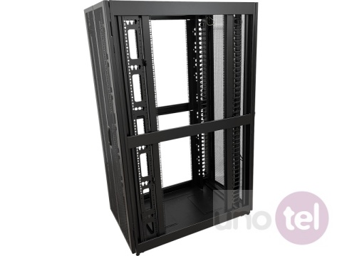 Szafa serwerowa 42U 19'' 600x1000 WireArte DC – jedno i dwuskrzydłowe drzwi perforowane, Flat-pack