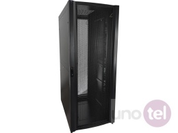 Szafa serwerowa 42U 800x1000 drzwi perforowane przód i tył nośność 1500kg Flat Pack SS-42U-800-1000-WA04-CF