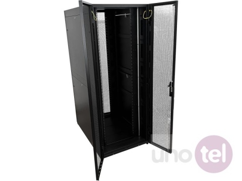 Szafa serwerowa 42U 800x1000 drzwi perforowane przód i tył nośność 1500kg Flat Pack SS-42U-800-1000-WA04-CF Szafa serwerowa 42U 800x1000 drzwi perforowane przód i tył nośność 1500kg Flat Pack SS-42U-800-1000-WA04-CF