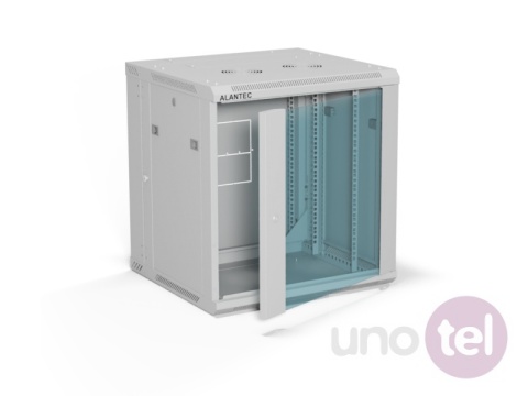 Szafa wisząca 19'' 12U 600x600, dwusekcyjna - Flat Pack, ALANTEC SW-12U-600-600-01-SFD