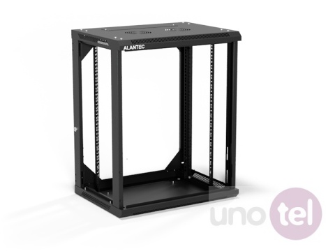 Szafa wisząca 19'' 15U 600x450, drzwi szklane, tył osłona pełna demontowalna, czarna, Flat Pack SW-15U-600-450-01-CF Szafa wisząca 19'' 15U 600x450, drzwi szklane, tył osłona pełna demontowalna, czarna, Flat Pack SW-15U-600-450-01-CF