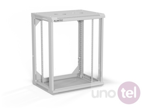 Szafa wisząca 19'' 15U 600x450, drzwi szklane, tył osłona pełna demontowalna, szara, Flat Pack SW-15U-600-450-01-SF Szafa wisząca 19'' 15U 600x450, drzwi szklane, tył osłona pełna demontowalna, szara, Flat Pack SW-15U-600-450-01-SF