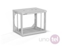 Szafa wisząca 19'' 9U 600x450, drzwi szklane, tył osłona pełna demontowalna, szara, Flat Pack SW-9U-600-450-01-SF Szafa wisząca 19'' 9U 600x450, drzwi szklane, tył osłona pełna demontowalna, szara, Flat Pack SW-9U-600-450-01-SF