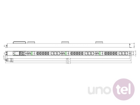 Zarządzalna listwa zasilająca 42U 3f - 15 x IEC C13 + 9 x CEE 7/5 PZZ-15C13-9EU Zarządzalna listwa zasilająca 42U 3f - 15 x IEC C13 + 9 x CEE 7/5 PZZ-15C13-9EU