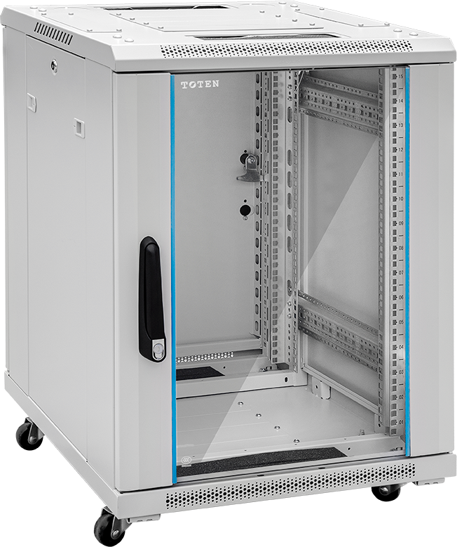 Kompaktowa Serwerownia SOHO: Szafa Rack 15U Stojąca – Idealny Wybór dla Home Office i CCTV